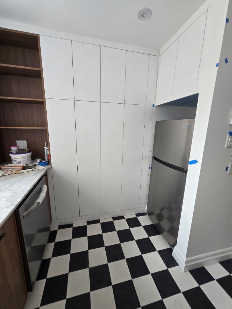 Plancher cuisine damier noir et blanc – Carrelage JAD