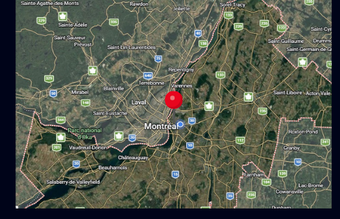 Carte de la zone desservie entre la Rive-Sud et Montr&eacute;al